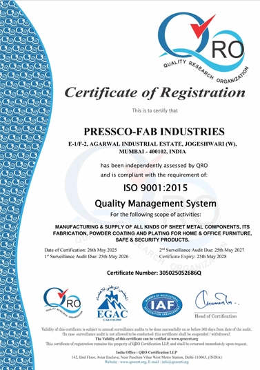 ISO 9001 Certification